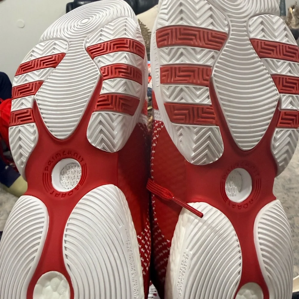 Adidas Trae Young Red Basketball Shoes
